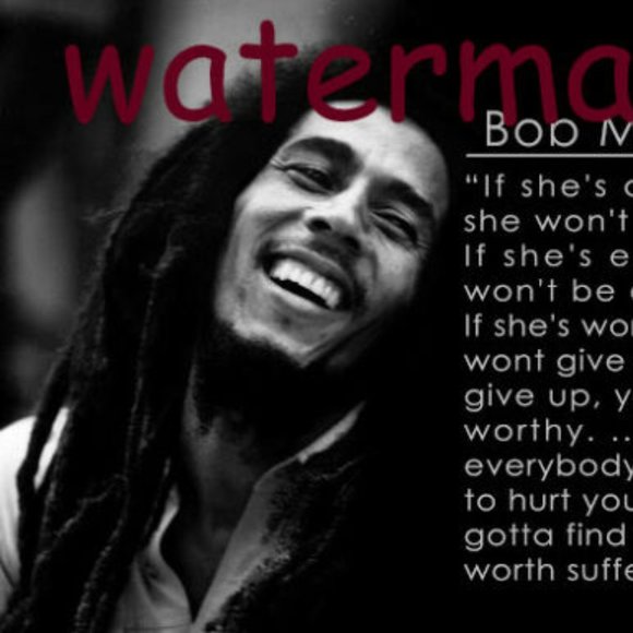 BOB MARLEY IF SHE'S AMAZING QUOTE PHOTO 8x10 - Picture 3 of 3